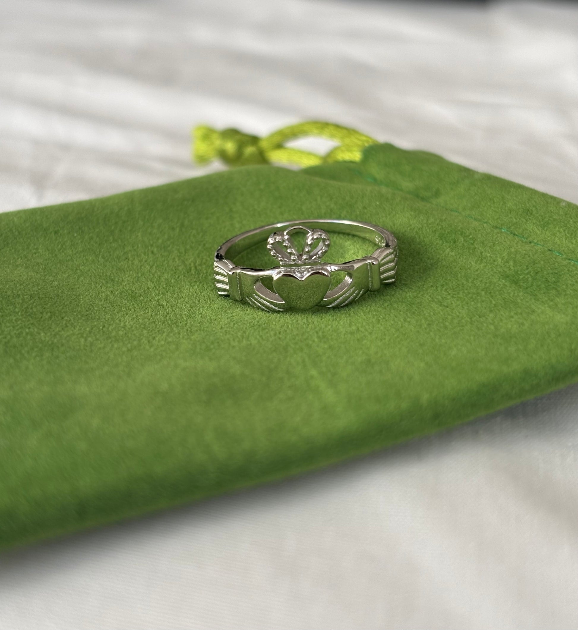 Silver cladding ring