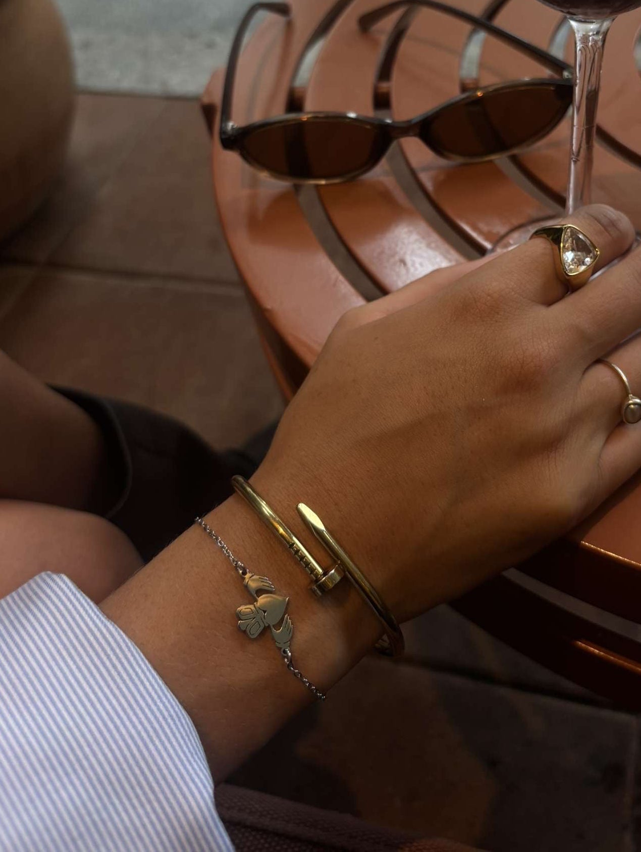 Claddagh bracelet Silver