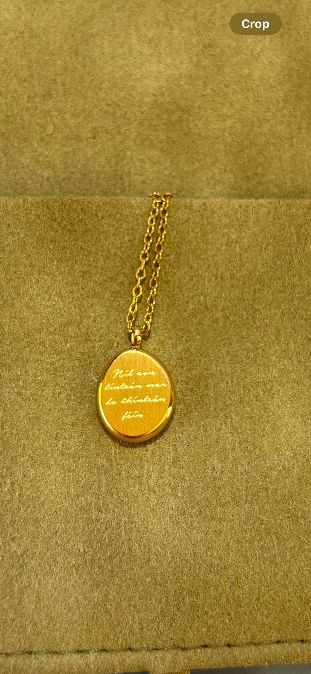 Tinteán necklace gold