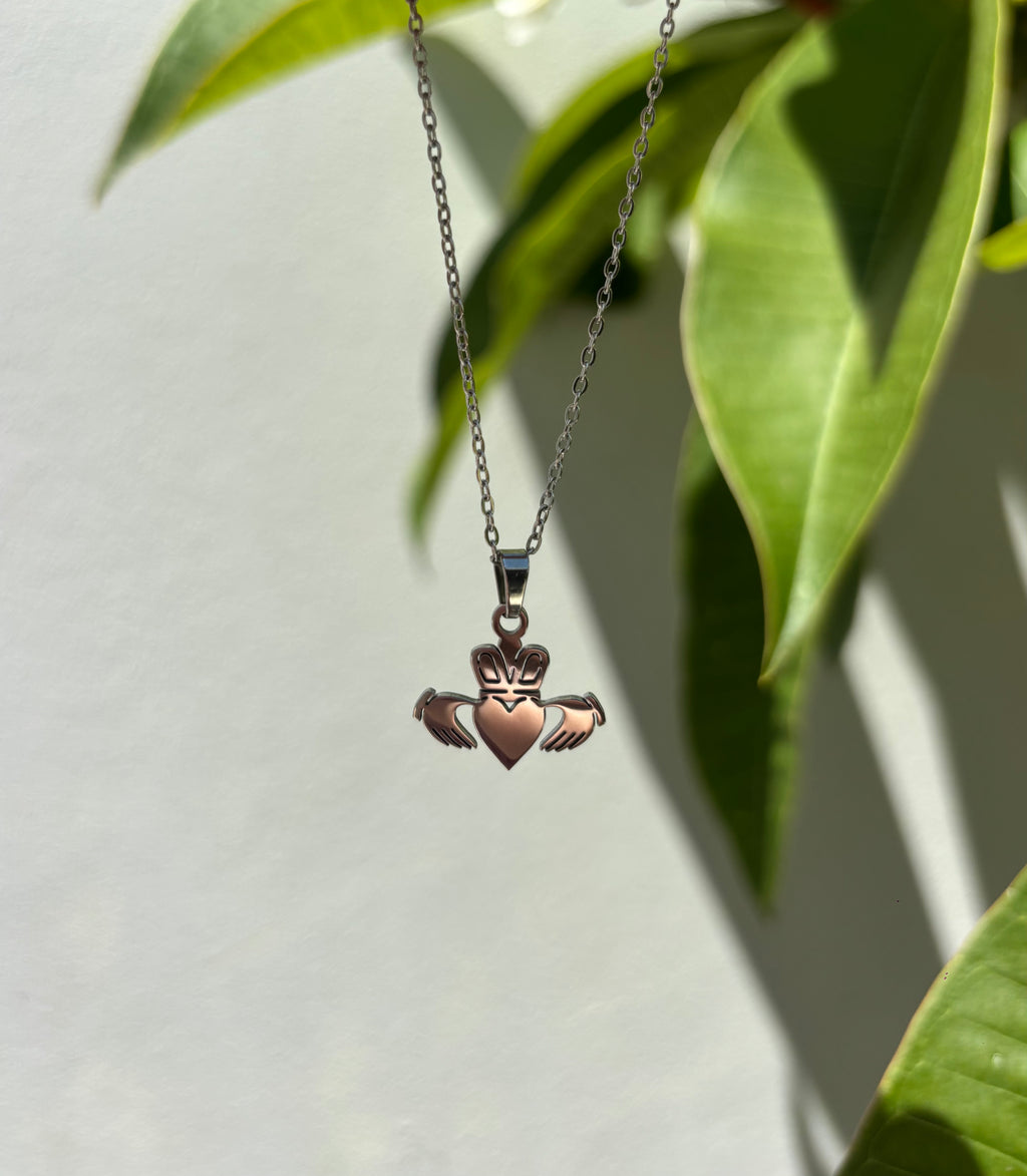 Claddagh necklace Silver
