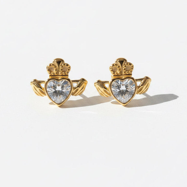 Claddagh studs