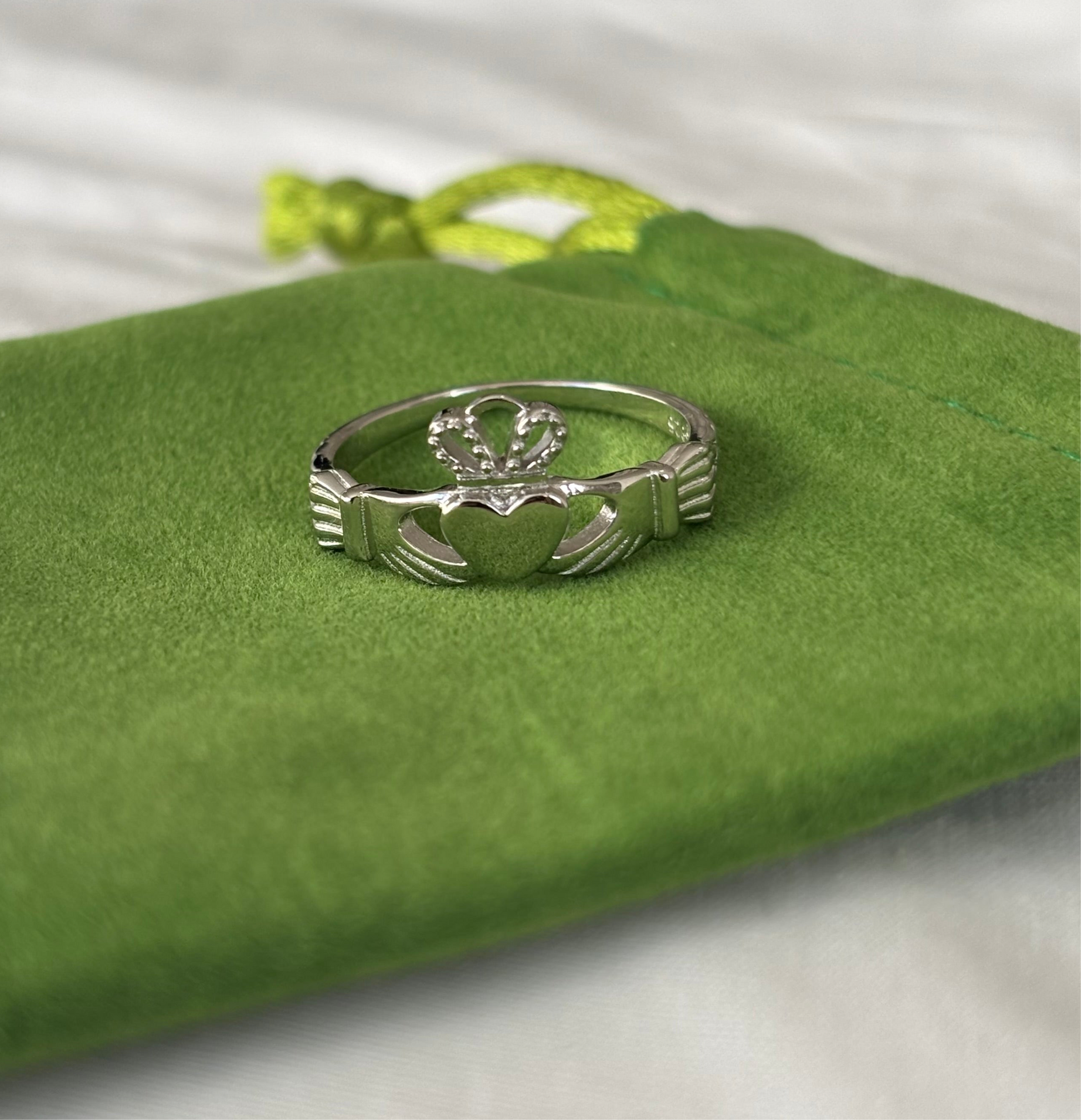 Silver cladding ring