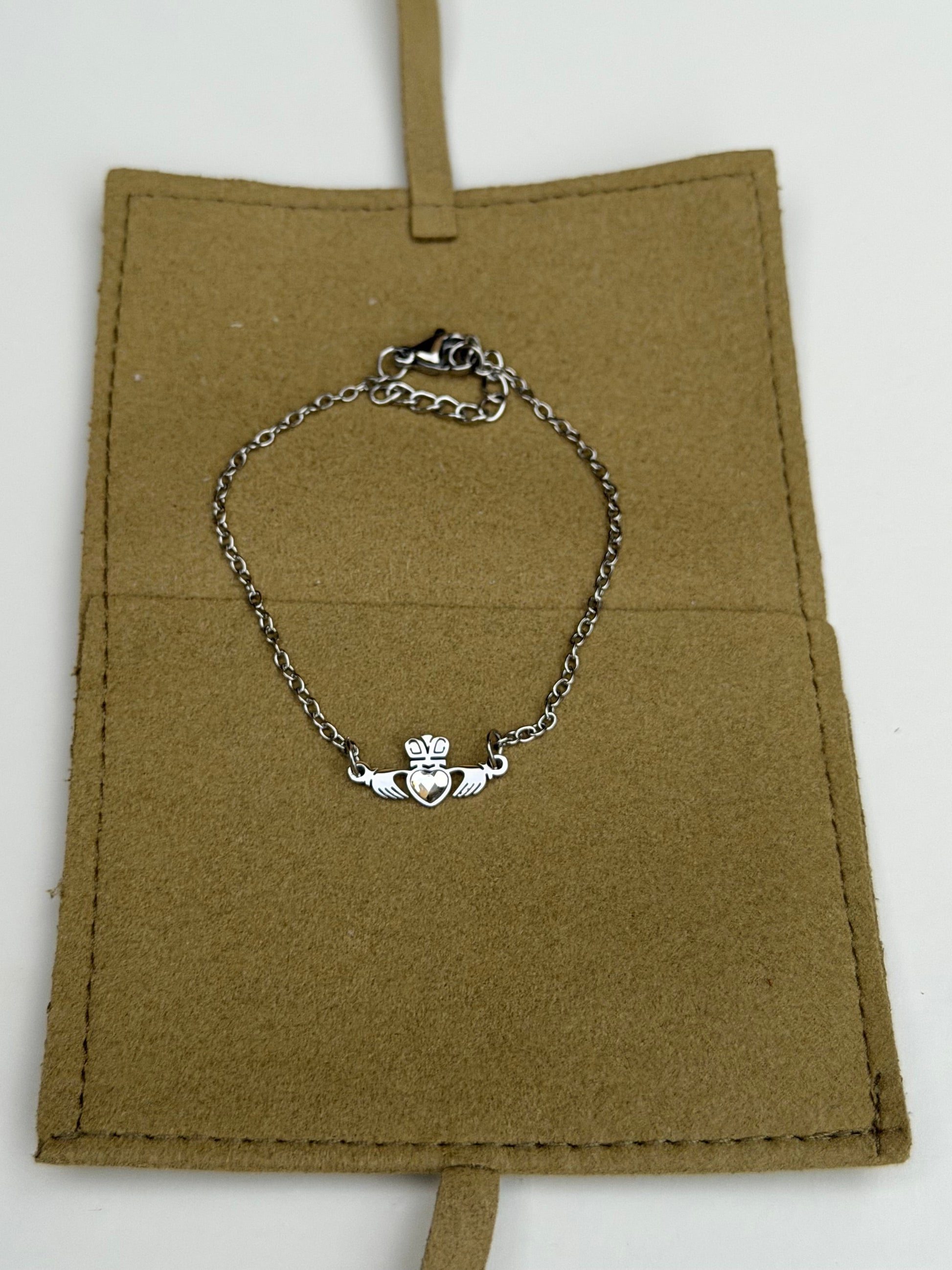 Mo chroí bracelet silver