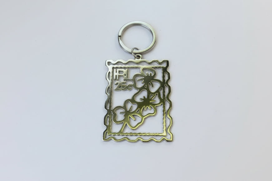 Stamped with luck keyring
