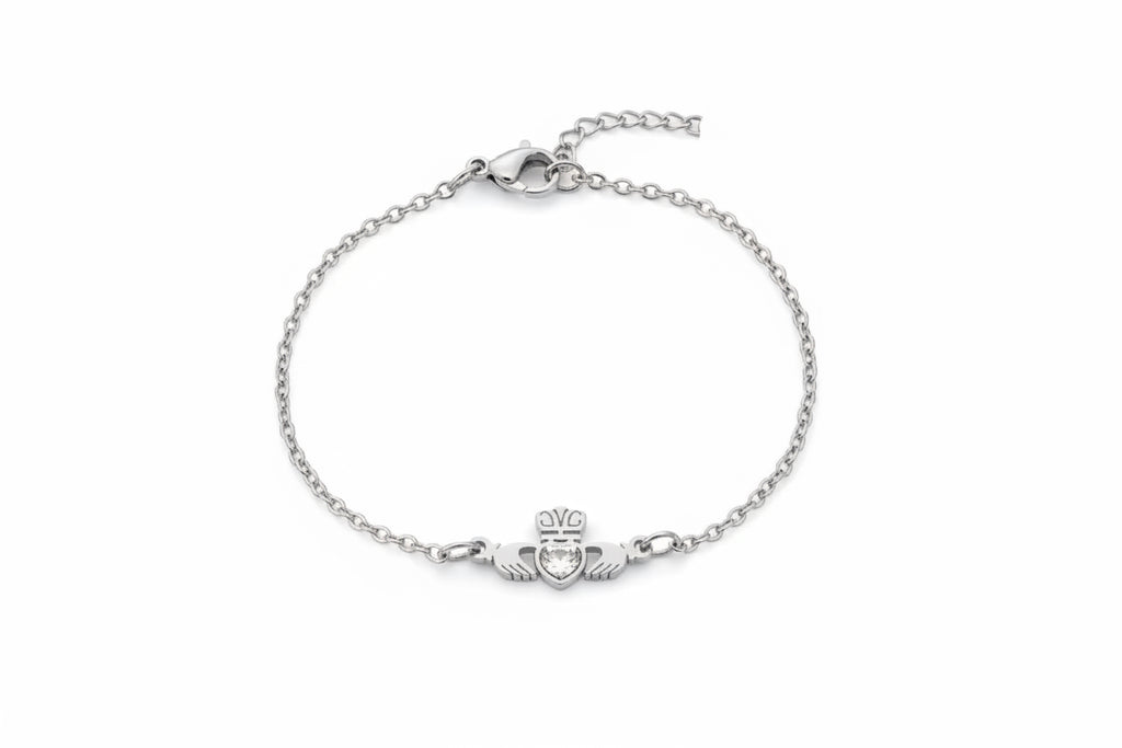 Mo chroí bracelet silver